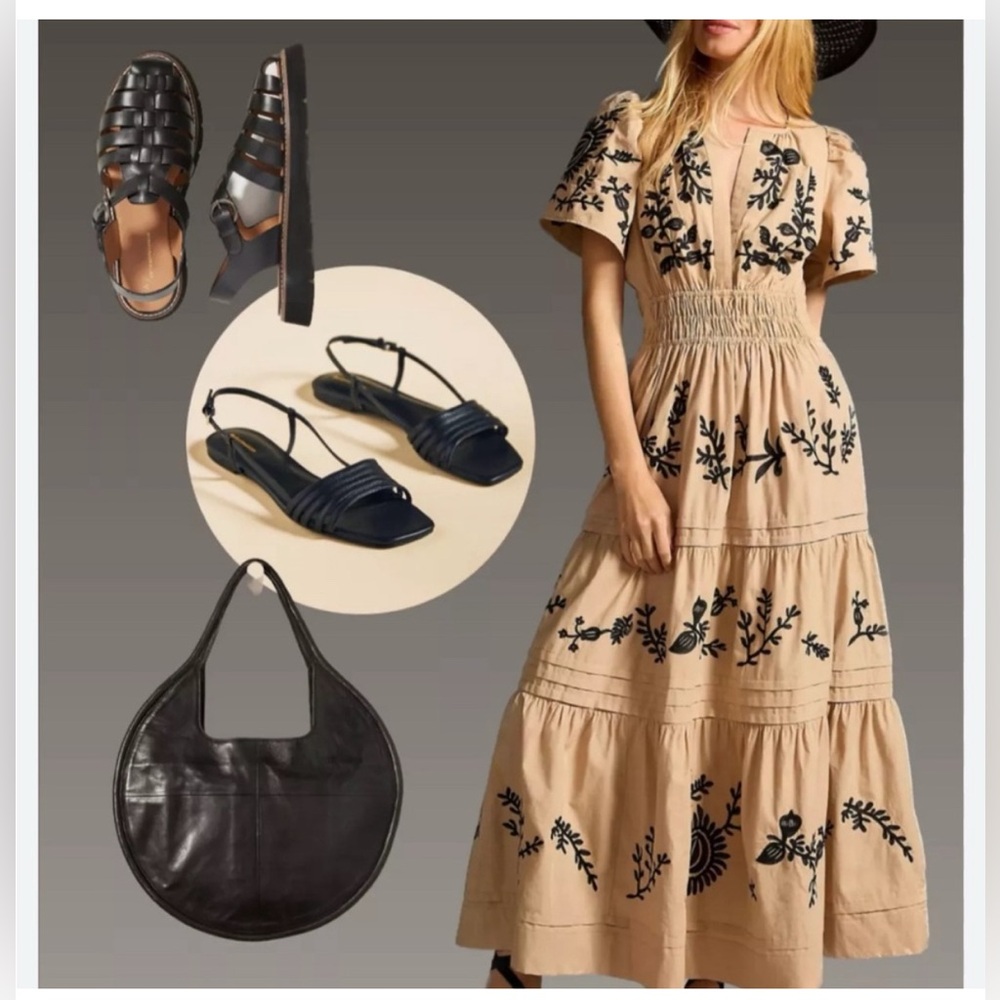 Anthropologie the Somerset maxi dress: embroidered edition